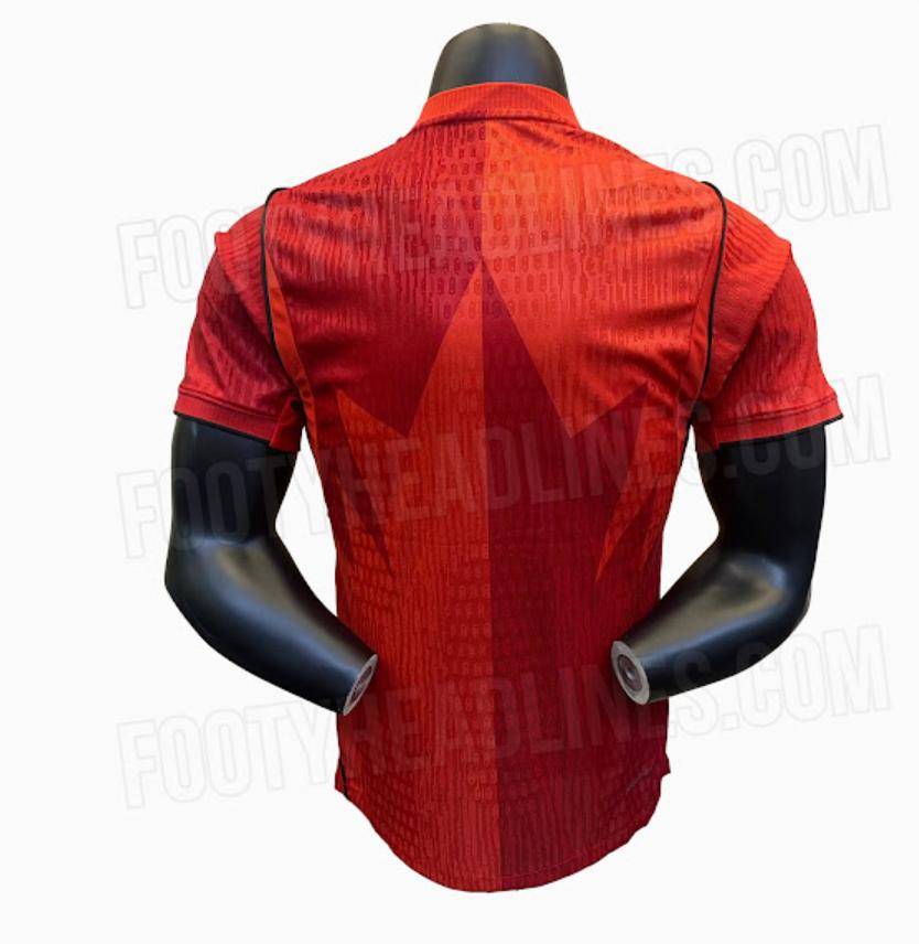 加拿大队2026世界杯主场球衣曝光